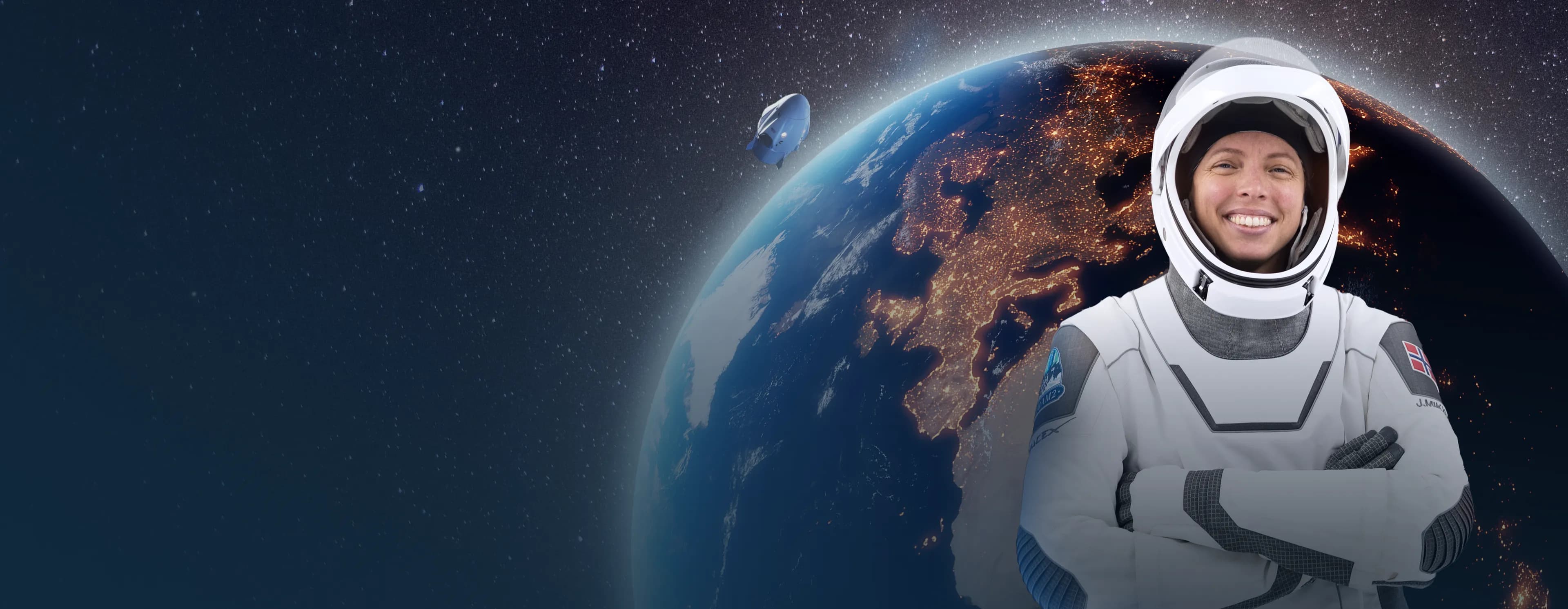 Norges første astronaut tilbake fra verdensrommet -cover-image